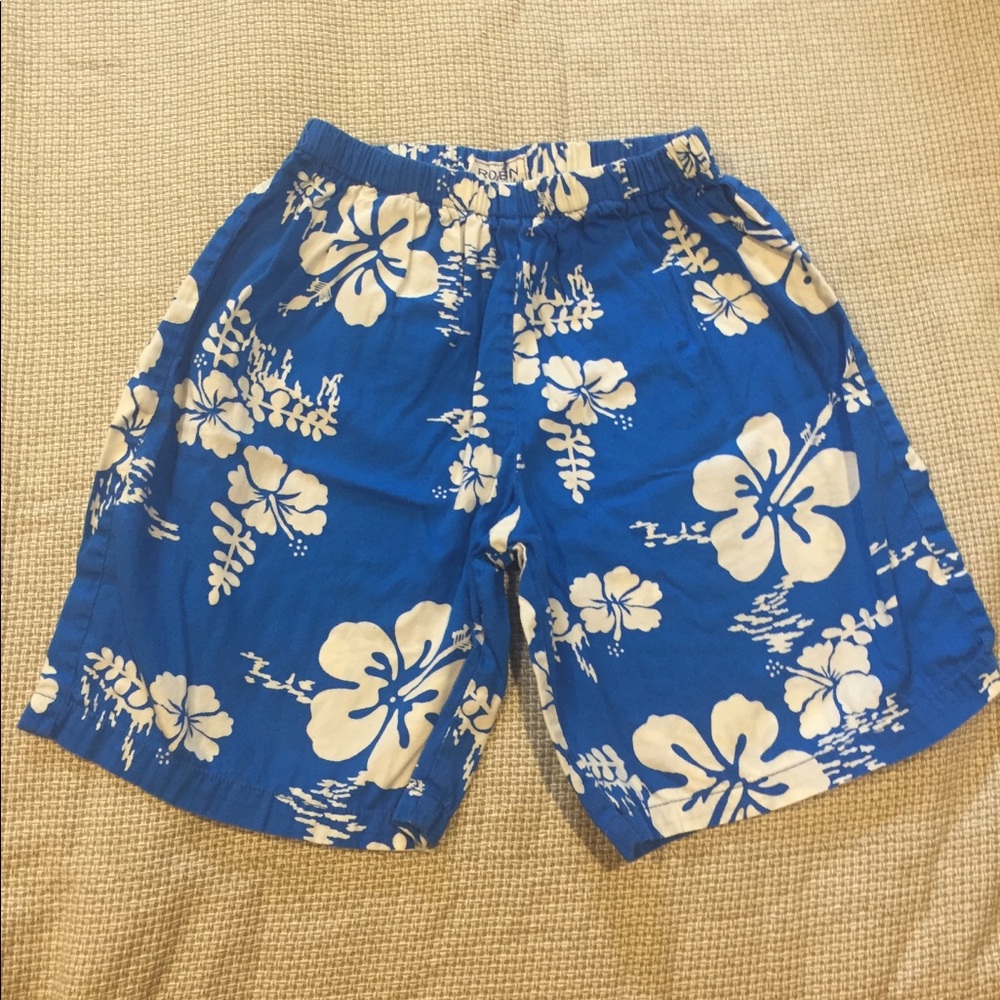 Authentic Hawaiian boys elastic shorts